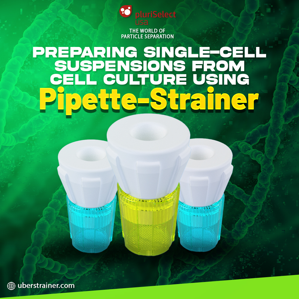 Preparing Single-Cell Suspensions from Cell Culture Using Pipette-Strainer