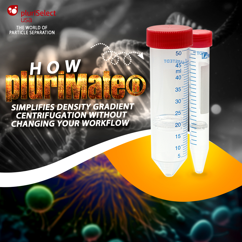 How pluriMate® Simplifies Density Gradient Centrifugation Without Changing Your Workflow